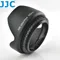 JJC兩件式可反扣螺牙遮光罩55mm遮光罩LS-55(含螺紋轉接座和蓮花瓣遮光罩體各1)