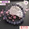 🌸貞緣水晶飾品🌸AB026高貨堇青透體手鍊7+mm/透體