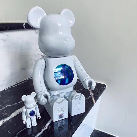 現貨】BE@RBRICK PiL CHROME Ver.白藥丸100％ & 400％