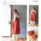 【日本原廠洋裁紙型】後背鬆緊式洋裝圍裙(內含3件作品)