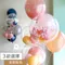 驚喜氣球：莫蘭迪生日印花泡泡球組/7顆(款式三選一) [DH0006]