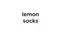 HUGINN AND MUNINN x SOCKSTAZ－fruit mo socks(tomato/melon/lemon)