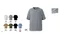 United Athle® 5.6 oz 寬版落肩口袋T-Shirt 500801