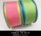 W905-38 鐵絲邊螢光色系緞帶 38MM   (W905-38 Flourescent Wired Ribbon -38MM)