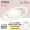 〖鹿屋燈飾 台中指定代理〗ODELIC OD361241BCR OD361245BCR GX53崁燈 Ø12.5cm 6.3W/8m 可調角款｜日亞LED｜一年保固｜歐德立克