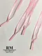 雪紗緞帶鞋帶B款12MM ｜ 手提袋緞帶｜ 緞帶指甲扣｜緞帶打扣｜膠頭 (Chiffon Shoelace_B)