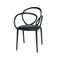 Qeeboo  曲線造型椅子 (黑色)