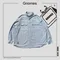 Gnomes Lab 23AW  Heavyweight High-Density Oxford Stripe Shirt / 重磅高密度牛津直紋襯衫 / 天藍