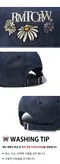 【23SS】 Romantic Crown 刺繡雛菊LOGO造型老帽 (深藍)