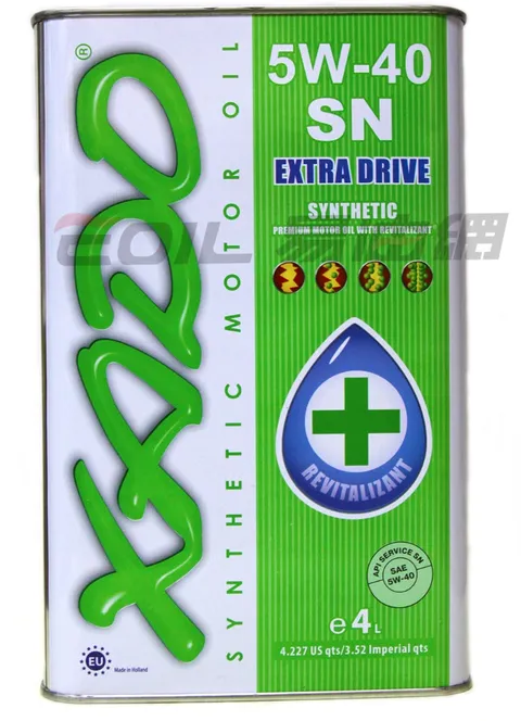 【缺貨】XADO EXTRA DRIVE 5W40 合成機油 4L #03422