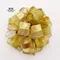 金色透紗澎澎花(W780-10/Golden translucent yarn Pengpeng Flower) ｜手作｜布置｜雪紗｜緞帶用途