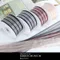 K1534 三條紋透亮感雪紗緞帶 38mm (K1534 Triple Striped Satin Organza Ribbon -38mm)