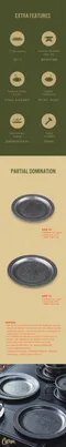 [ CARGO ] 直火餐盤 18 / 22cm｜304不鏽鋼 不鏽鋼餐具 盤子 餐盤 餐具 野炊