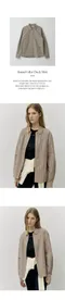 【25SS】Rola Rola 下擺LOGO格紋襯衫(卡其)