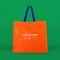 現貨／oh lolly day－HAPPIER MART bag（orange）：實用耐裝購物袋