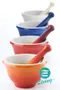 Le Creuset 陶瓷小盅研磨杯組 (含杵) 櫻桃紅／火焰橘