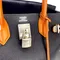 HERMÈS Vintage | 黑橘雙色TOGO皮 Birkin32cm 手提包