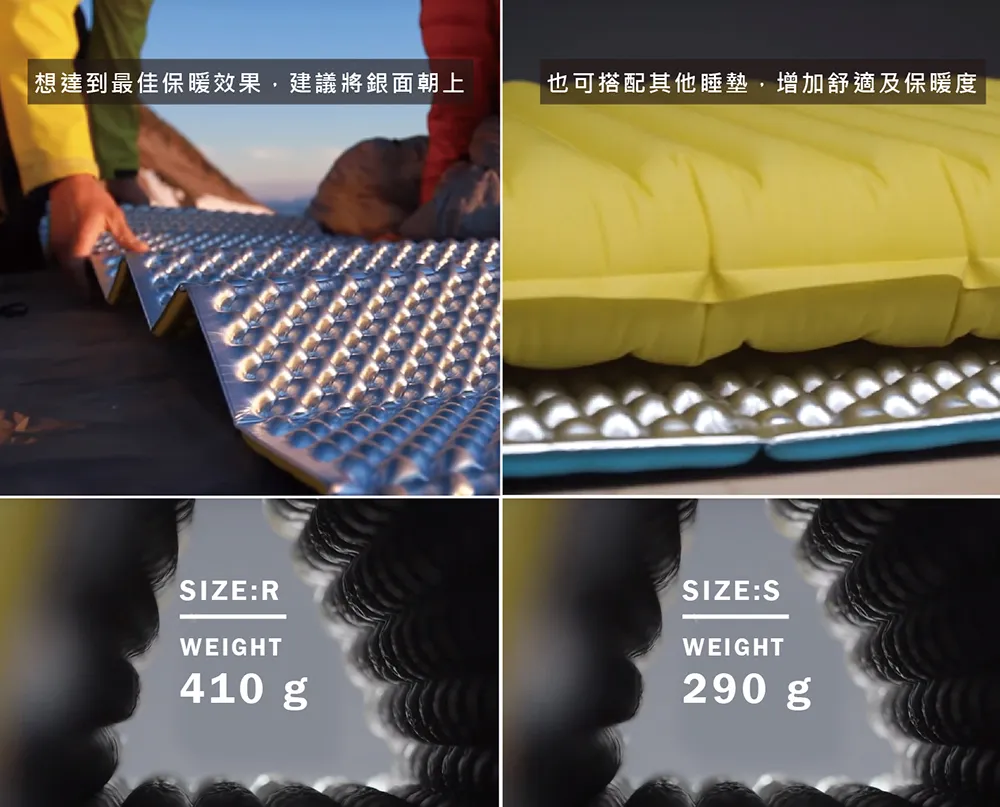 【THERMAREST】Z-Lite SOL折疊睡墊 R 黃