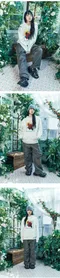 【23FW】Mister Child 油畫花卉連帽TEE(杏)