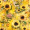 【Lauren Wan 設計師｜網購獨家】 Sunlit Garden 暖陽花落系列：復古水彩花園・質感印花布 (棉布/3色)