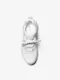 MICHAEL KORS Olympia Extreme Logo Jacquard and Leather Trainer (女鞋)