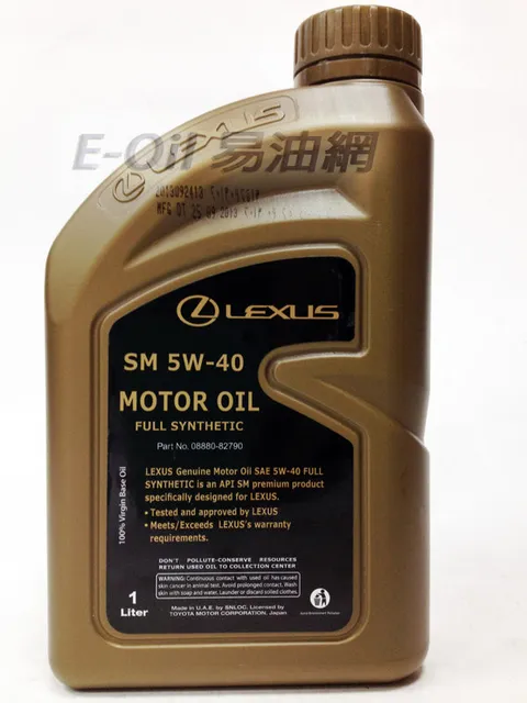 Lexus 5w40 5л артикул