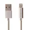 Apple原廠認證LED Lightning(MFi)智能傳輸線-銀(1M)