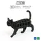 JIGZLE ® 3D-紙拼圖 - 步行的貓