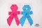文藝校風蝴蝶結(K1740-272/K1740-6035/Scholarly Flair Bow)｜粉色｜條紋｜粉色｜裝飾｜緞帶用途｜雙色｜織帶