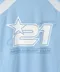 【24FW】Fallett LOGO球衣造型長袖上衣(藍)