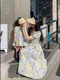 預購▸ 韓系油畫少女母女連身裙