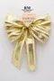 四色元素蝴蝶結(W263/Four-Element Butterfly Bow) ｜手作｜布置｜金色｜緞帶用途
