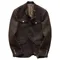 Folklore Classic 羊毛人字紋粗呢四口袋立領獵裝 Safari jacket 復古經典