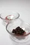 菊紅旋紋玻璃小皿-日本製