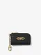 MICHAEL KORS Piper Pebbled Leather Zip Card Case