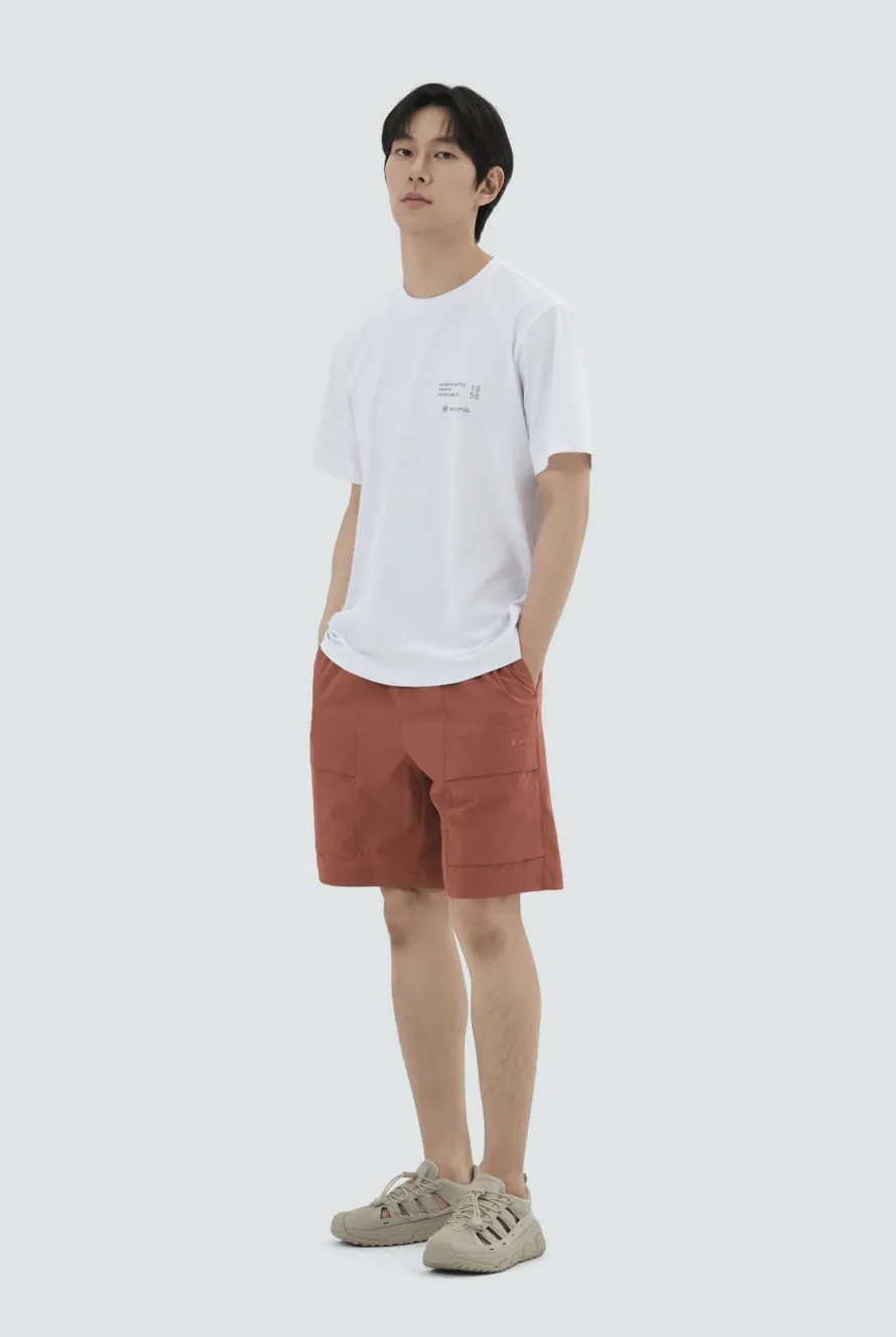 SNOW PEAK Quick Dry Reflective Short Sleeve T-Shirt 快乾