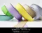 DKN0003-21 硬挺法式馬卡龍色系緞帶21MM  (DKN0003-21 Woven Ribbon 21MM )