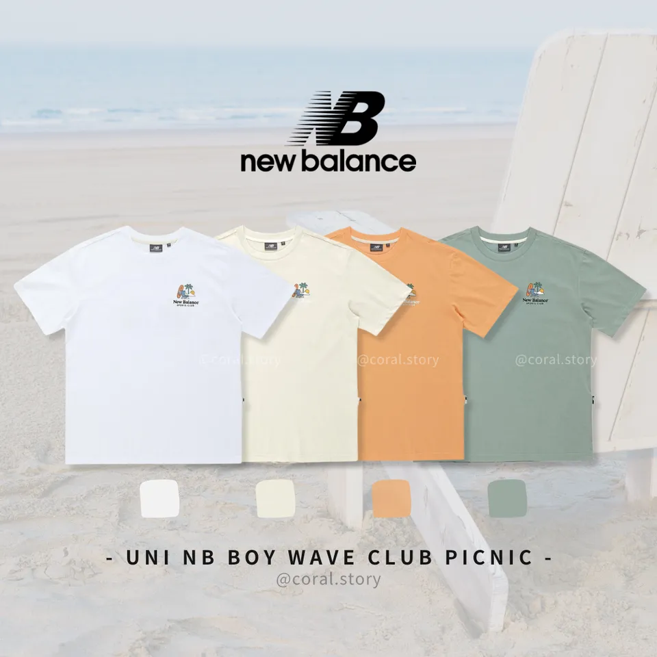 New Balance UNI NB BOY WAVE CLUB PICNIC 野餐小人插畫機能短袖