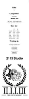 【22FW】 2113 Studio 音符圖案休閒寬褲 (紅)