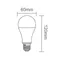 【鹿屋燈飾】舞光 調光燈泡LED-E2712WDMR6