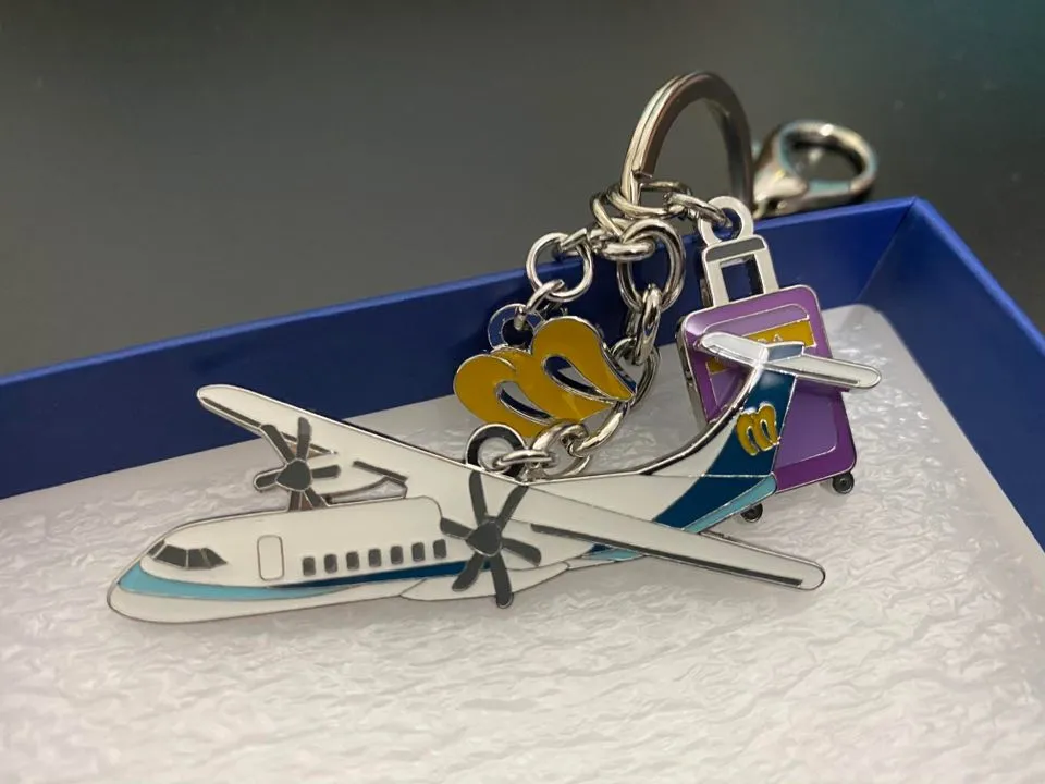 華信航空atr72 600飛機鑰匙圈mandarin Airlines Atr72 600 Airplane Key Ring