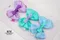 夢幻奇境蝴蝶結 (Fantasy Wonderland Bow)｜湖水綠｜蕾絲｜藍色｜裝飾｜緞帶用途｜春天｜髮飾DIY
