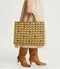 TORY BURCH SQUARE KNIT TOTE
