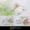 A1596 質感三片三葉金/銀金屬配件 3入  (Leaf Décor)