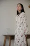 日系圖騰滑布洋裝-兩色