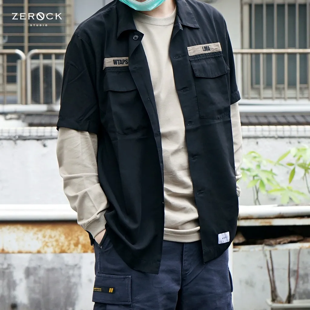 BUDS SS / SHIRT. RAPO. POPLIN wtaps 02 | angeloawards.com