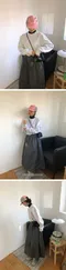 beginning－拼接造型半高領洋裝：3 color