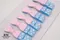 雙色物語蝴蝶結(PR503-1-TM614+TM-PTM058/Two-Tone Tale Bow)｜藍色｜粉色｜春天｜裝飾｜緞帶用途｜髮飾｜兒童