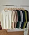 【預購】正韓 超親膚混cashmere 五分袖針織上衣