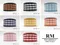 PF51-38 多彩簡約格子帶38MM  (PF51-38 Gingham Ribbon in Various Colors - 38MM)